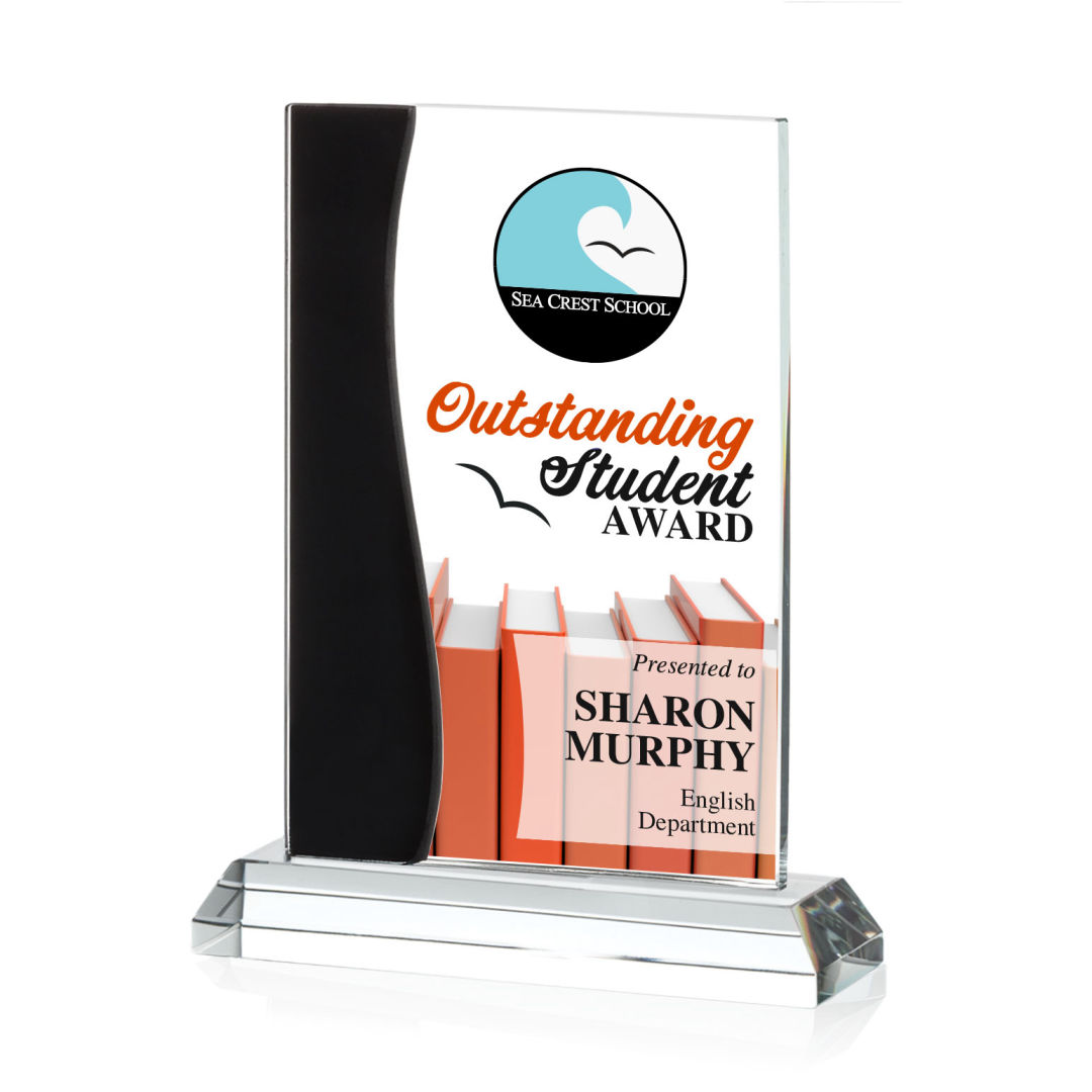 Landfield VividPrint™ Award - Black