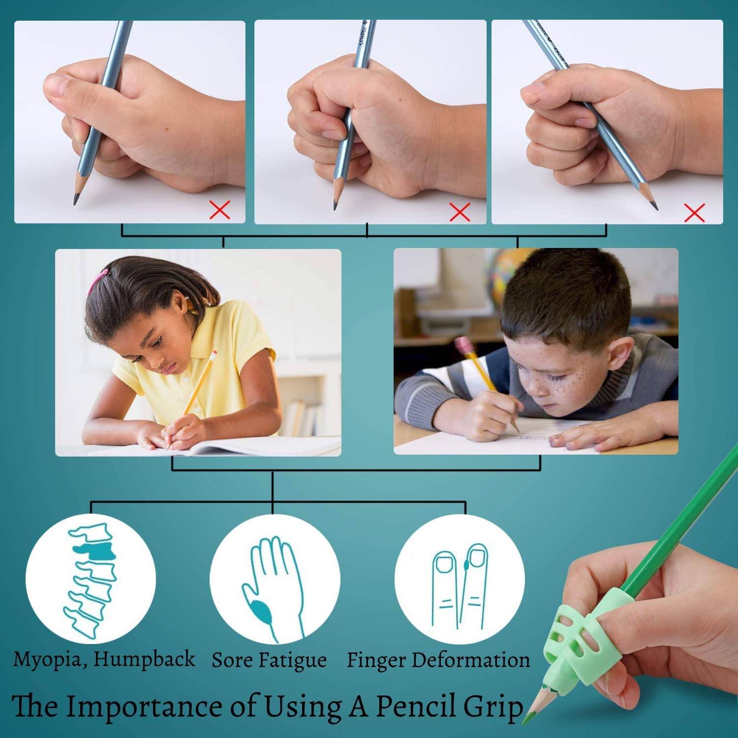 Children Pencil Writing Aid Grips 5