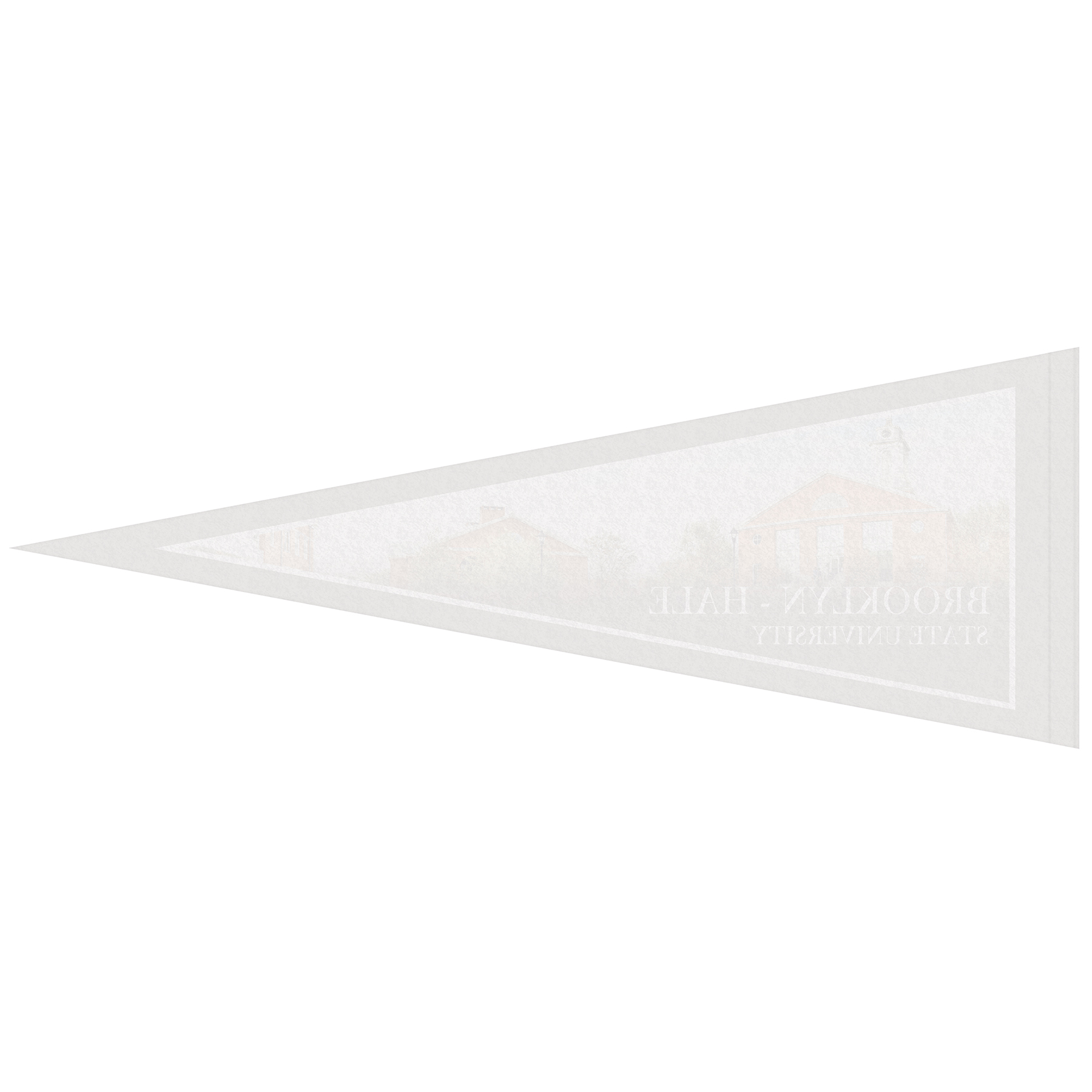 9" x 24" Digitally Printed Single Sided Custom Felt Pennant 6
