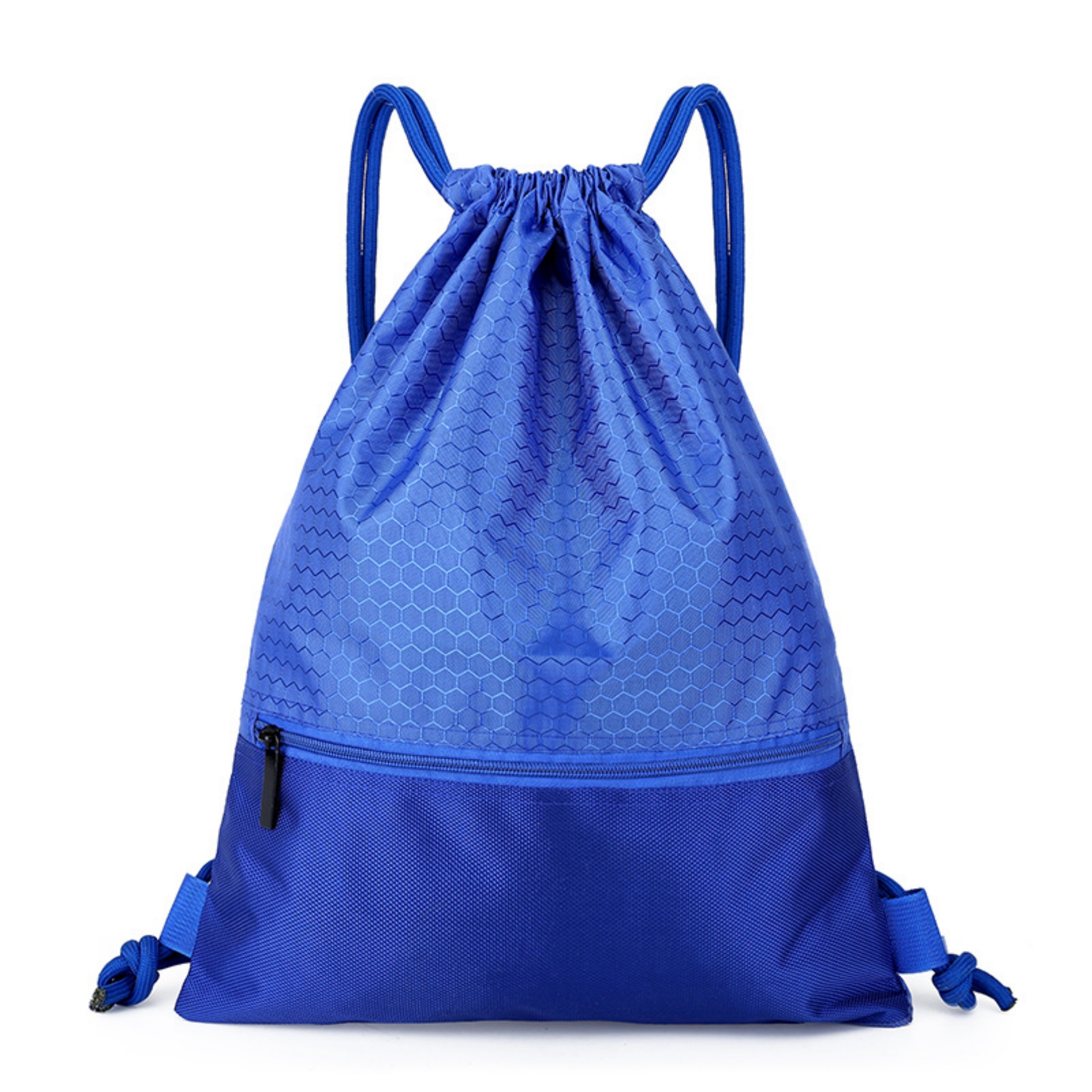 Small Drawstring Backpack Bag with Zipper Pocket 4