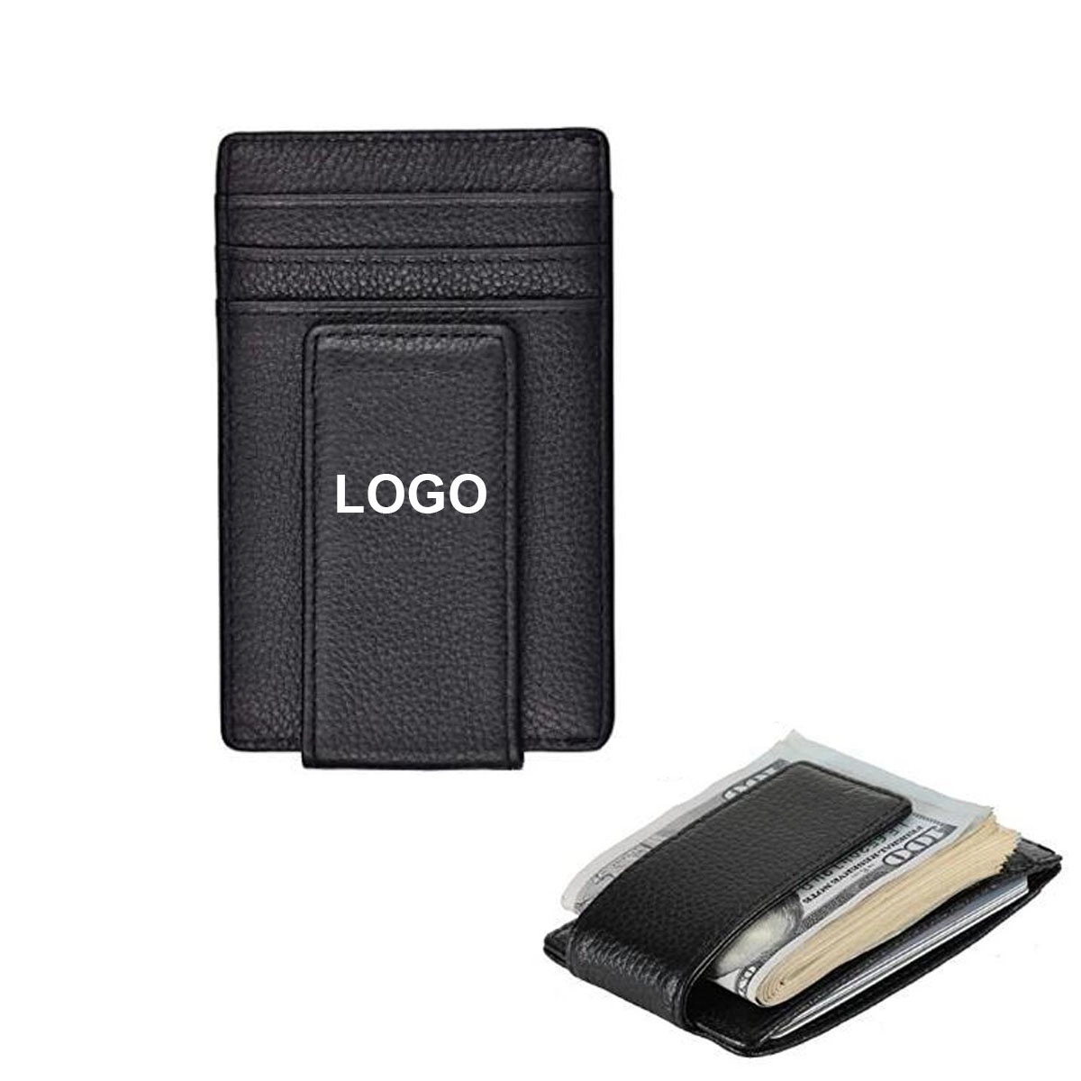 Leather Rfid Money Clip 2