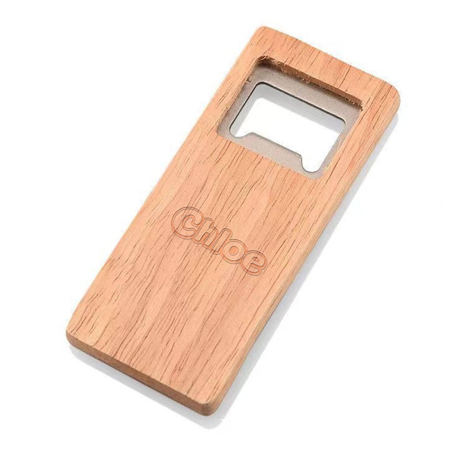 Portable Eco Friendly Wooden Bottle Opener 2
