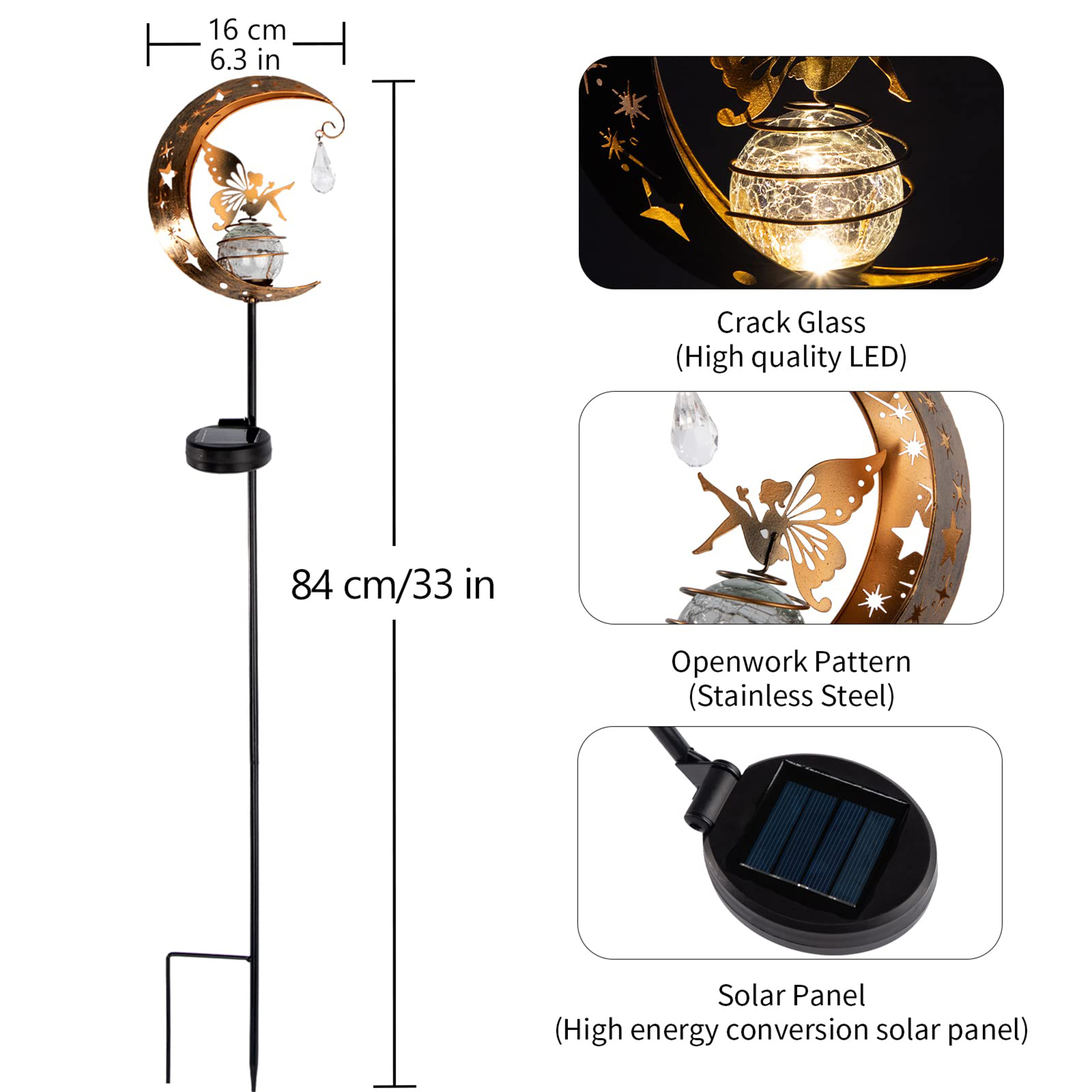 Garden Solar Light Outdoor Decorative 2