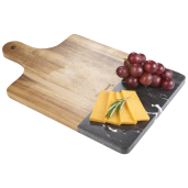 Black Marble and Wood Cutting Board 4