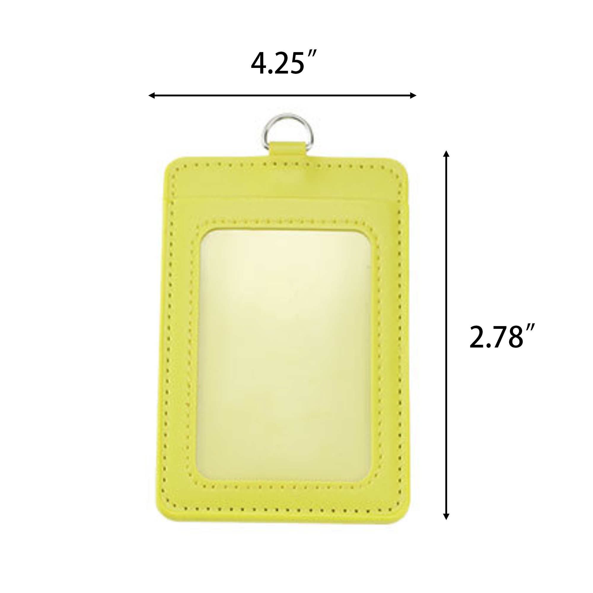 Branded Durable PU Leatherette Badge Holder 3
