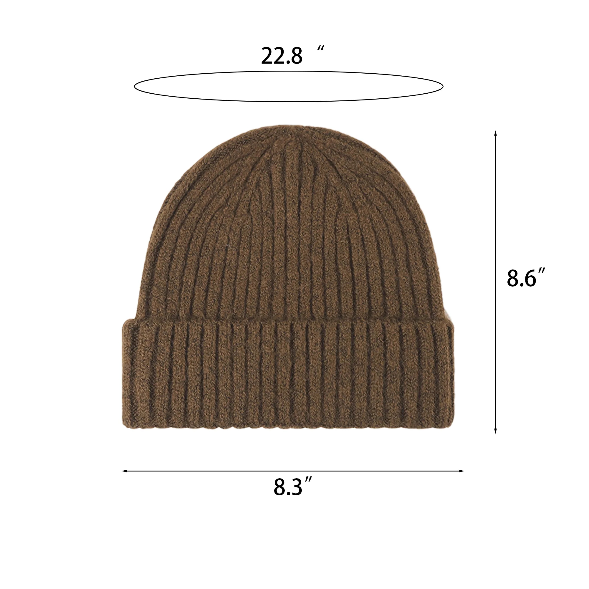 Wool Warm Thick Knit Hat 11