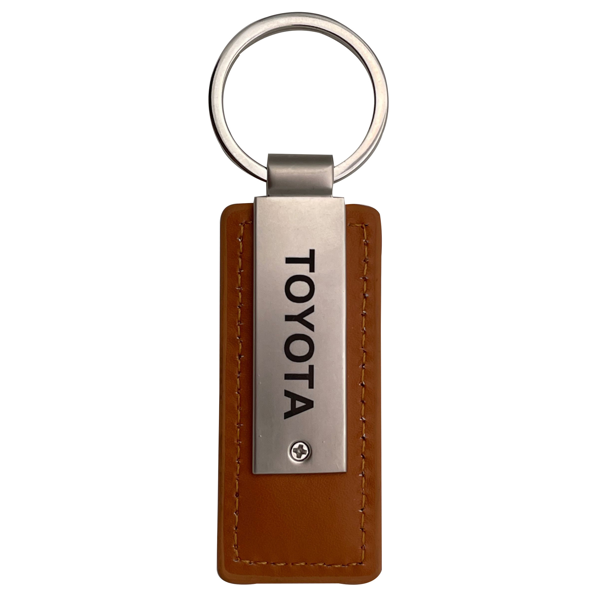 Custom Shape Leatherette Key Tag 3