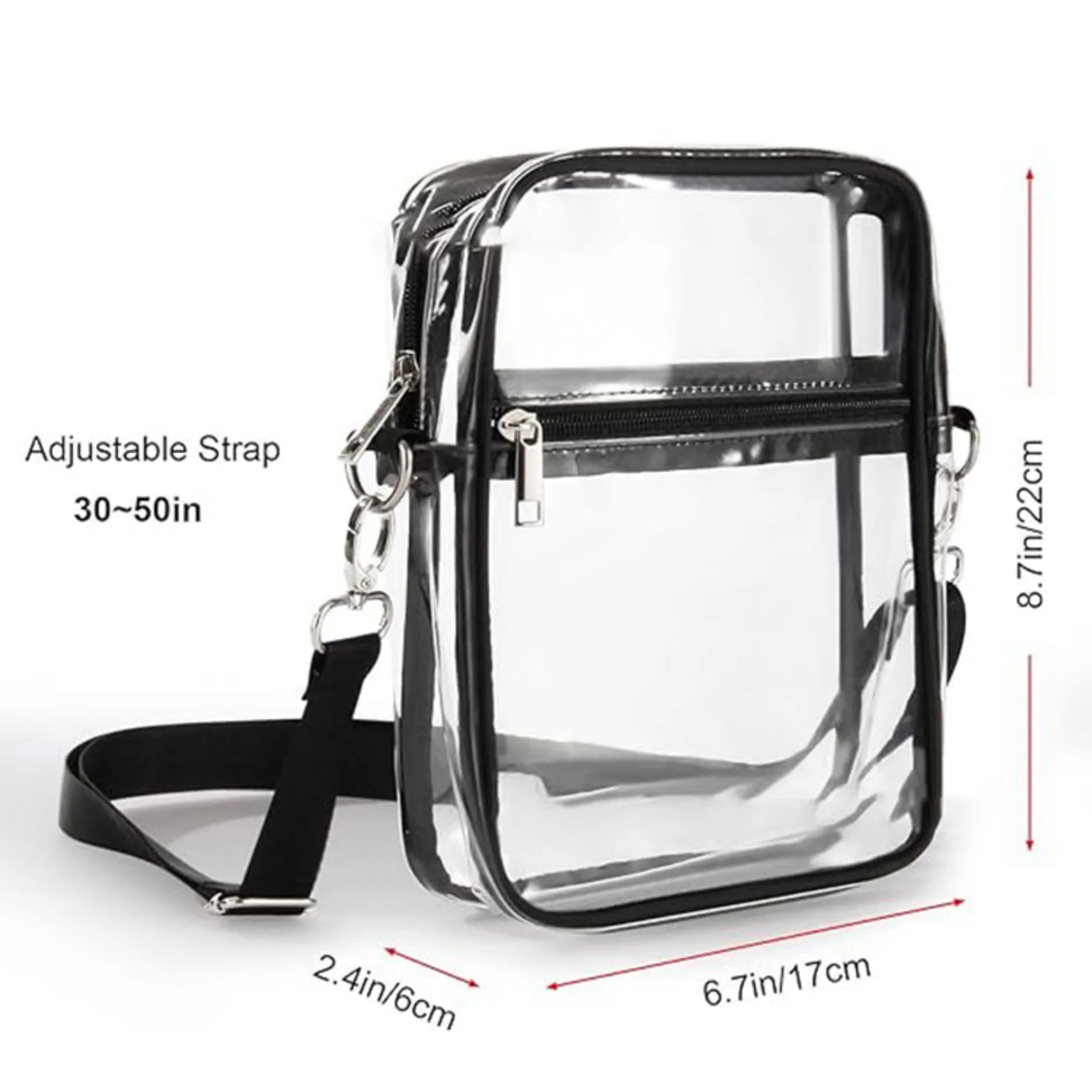 PVC Crossbody Stadium Bag 3