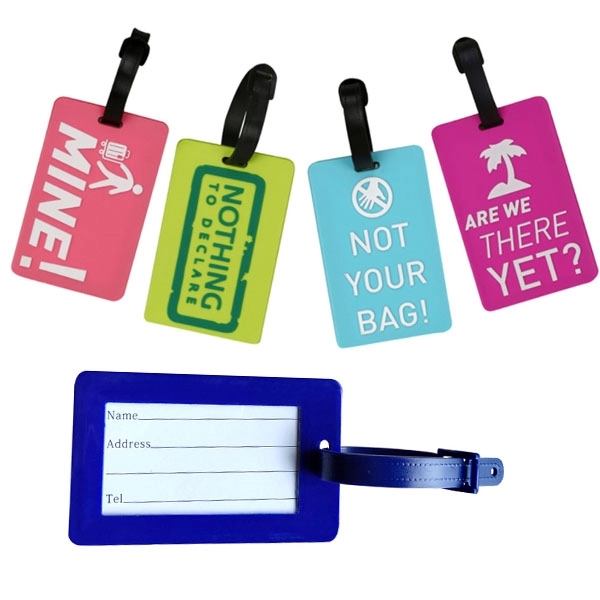 Soft PVC Luggage Tag 1