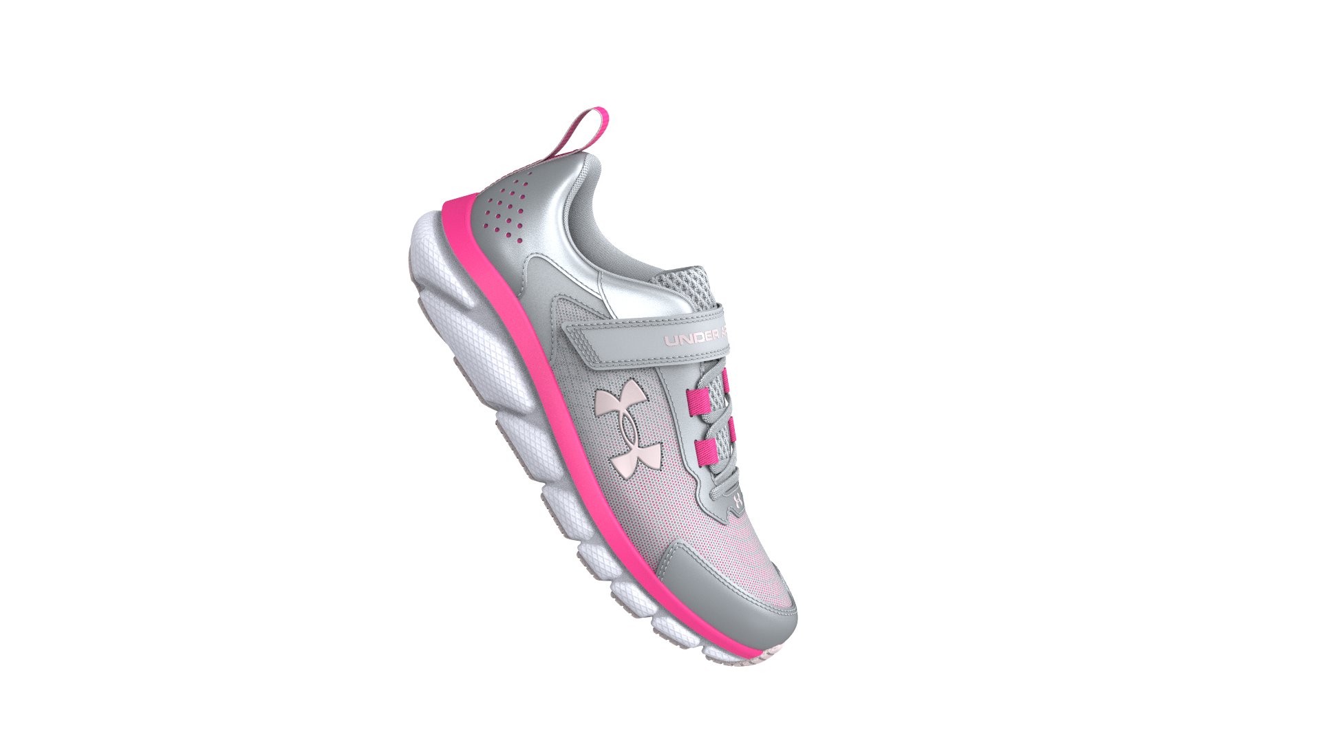 Girls' Pre-School UA Assert 9 AC Pearl Running Shoes 2