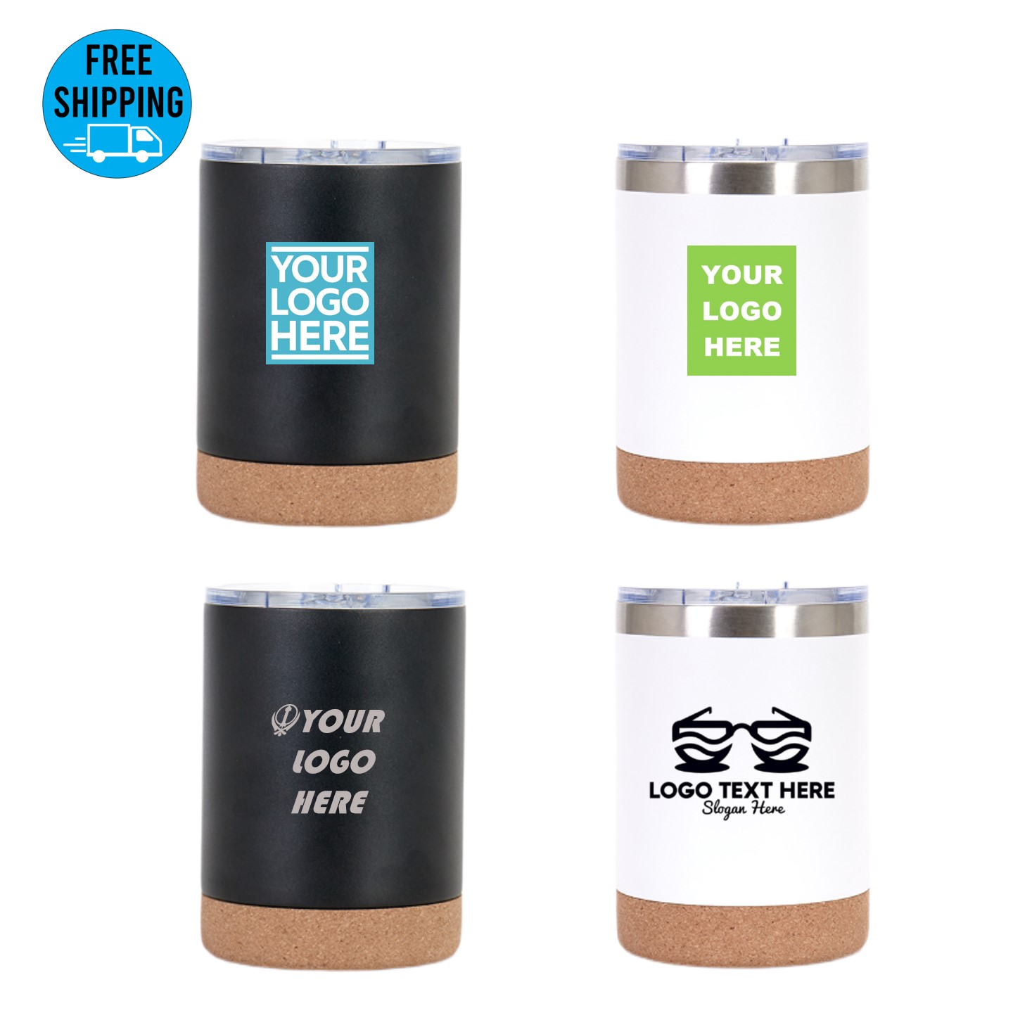 12 Oz Vacuum Insulated Tumbler with Cork Bottom 6