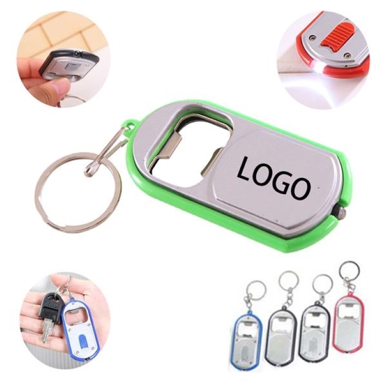 Mini Flashlight with bottle opener keychain 5