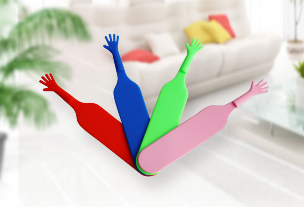 Elastic Silicone Palm Design Promotional Gift Bookmark 6
