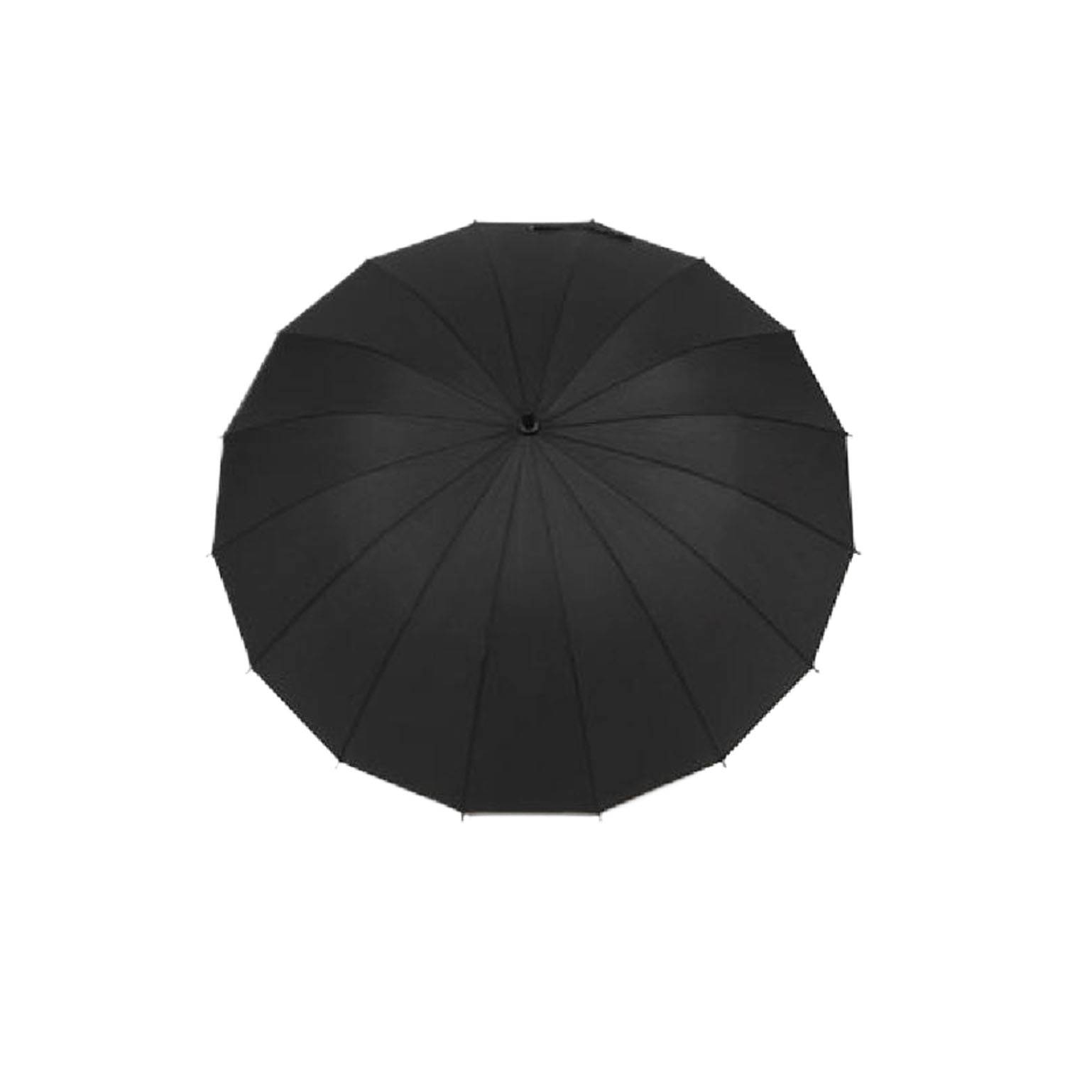 Large Ergonomic Auto Open 16 Rib Stick Umbrella 1