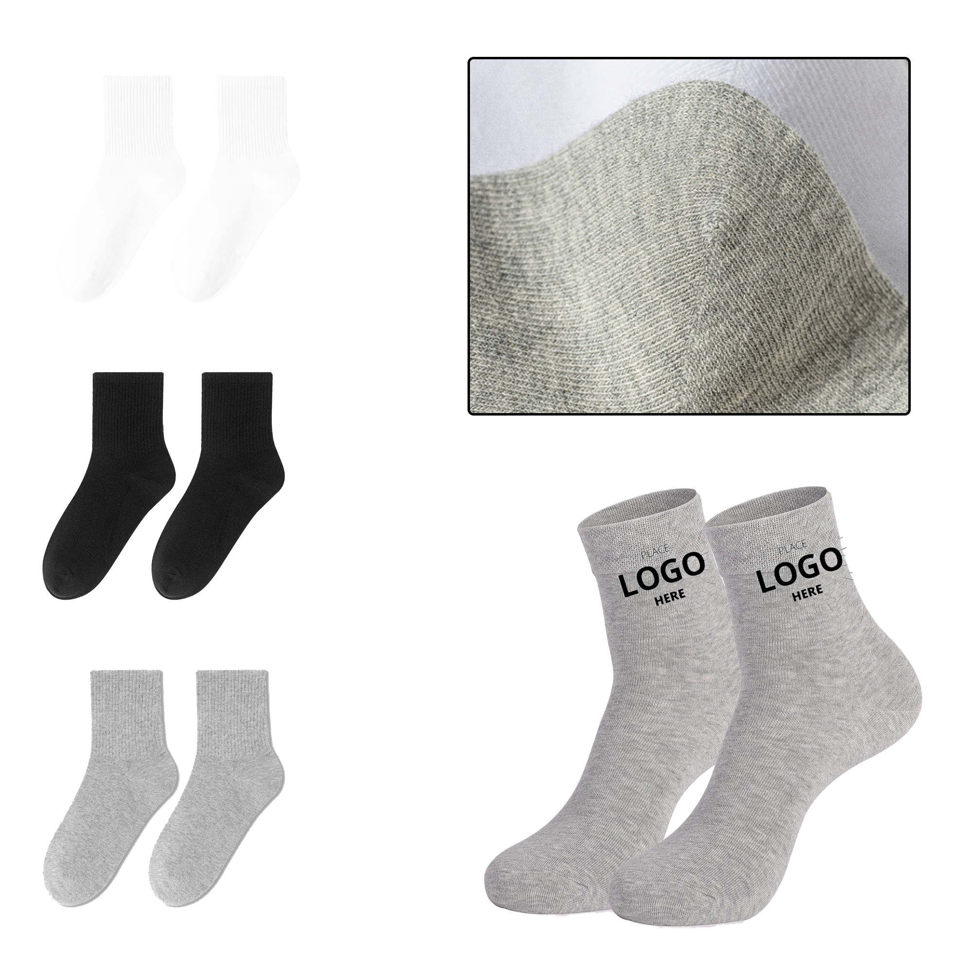 Simple Mid-Calf Socks 2