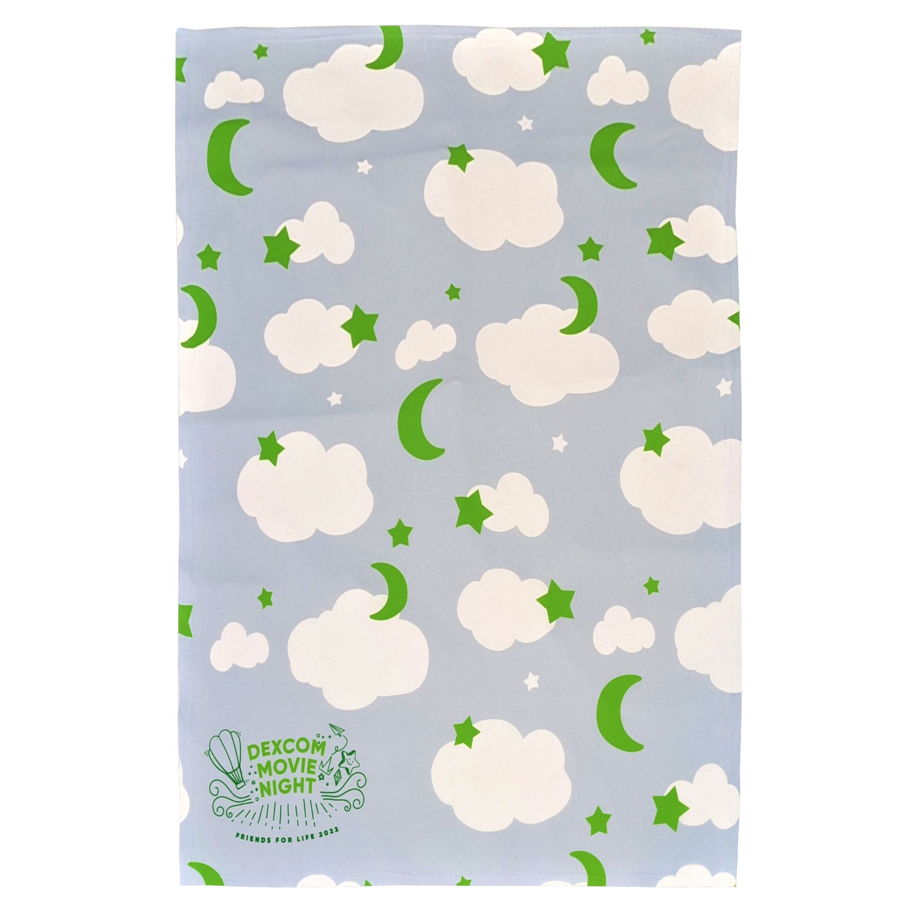 Swaddle Blanket - 30" x 40" - Poly/Spandex "Cotton Feel", Hemmed 2