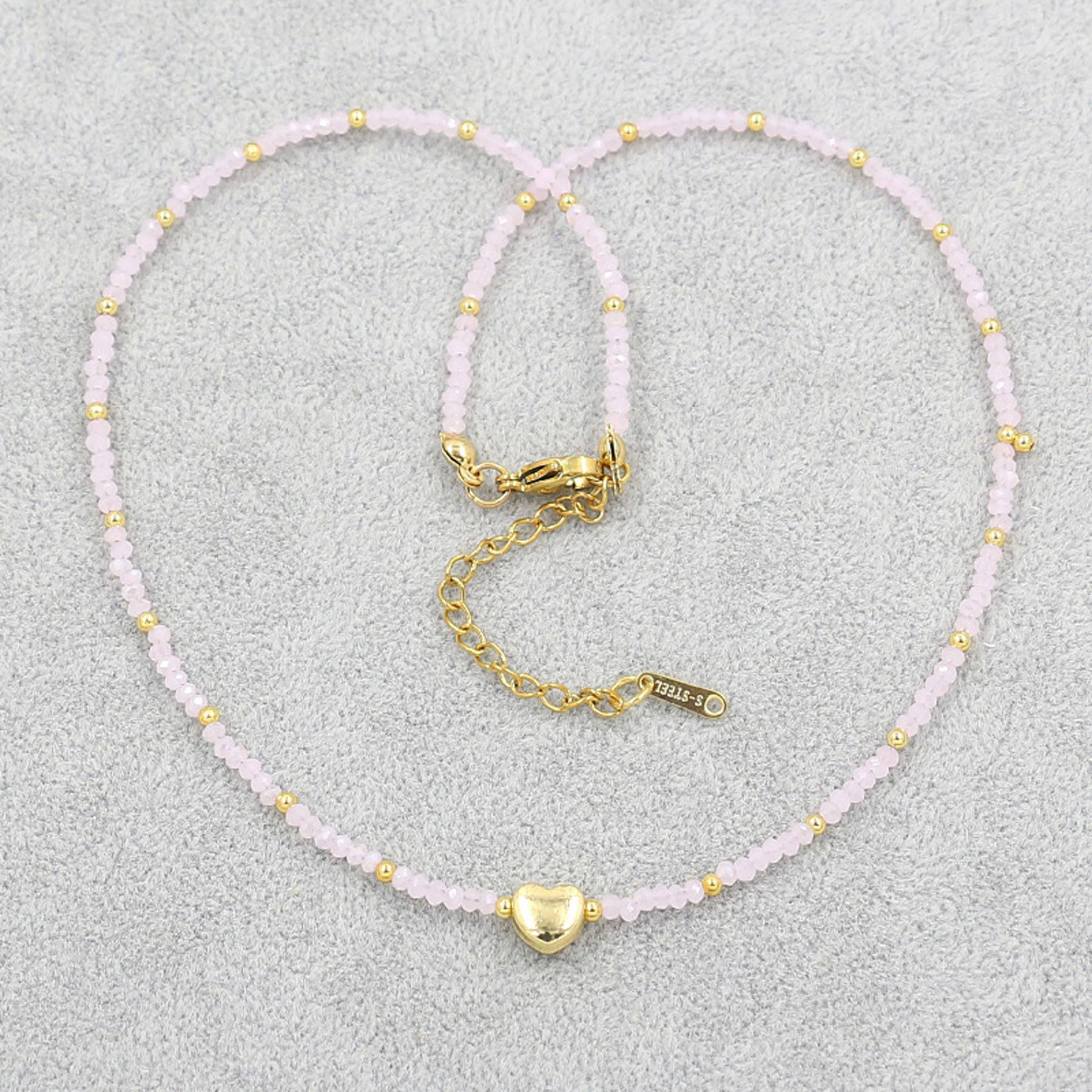 Colorful Mini Crystal Beaded Necklace 8