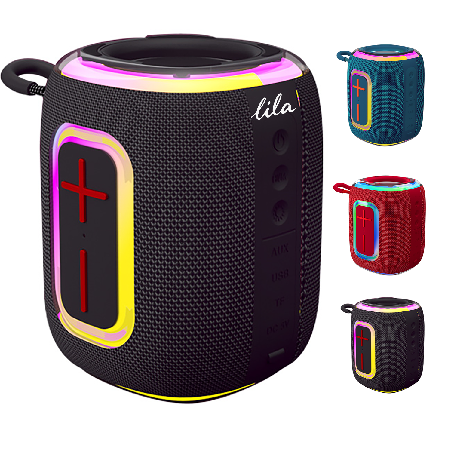 Portable Waterproof RGB Wireless Speaker 1
