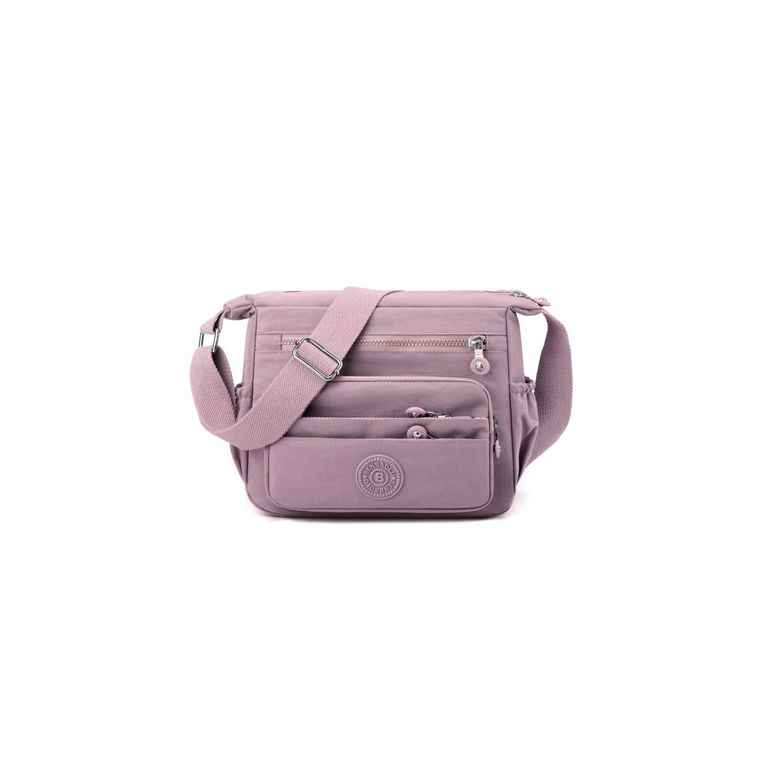 Spacious Waterproof Nylon Shoulder Bag 11