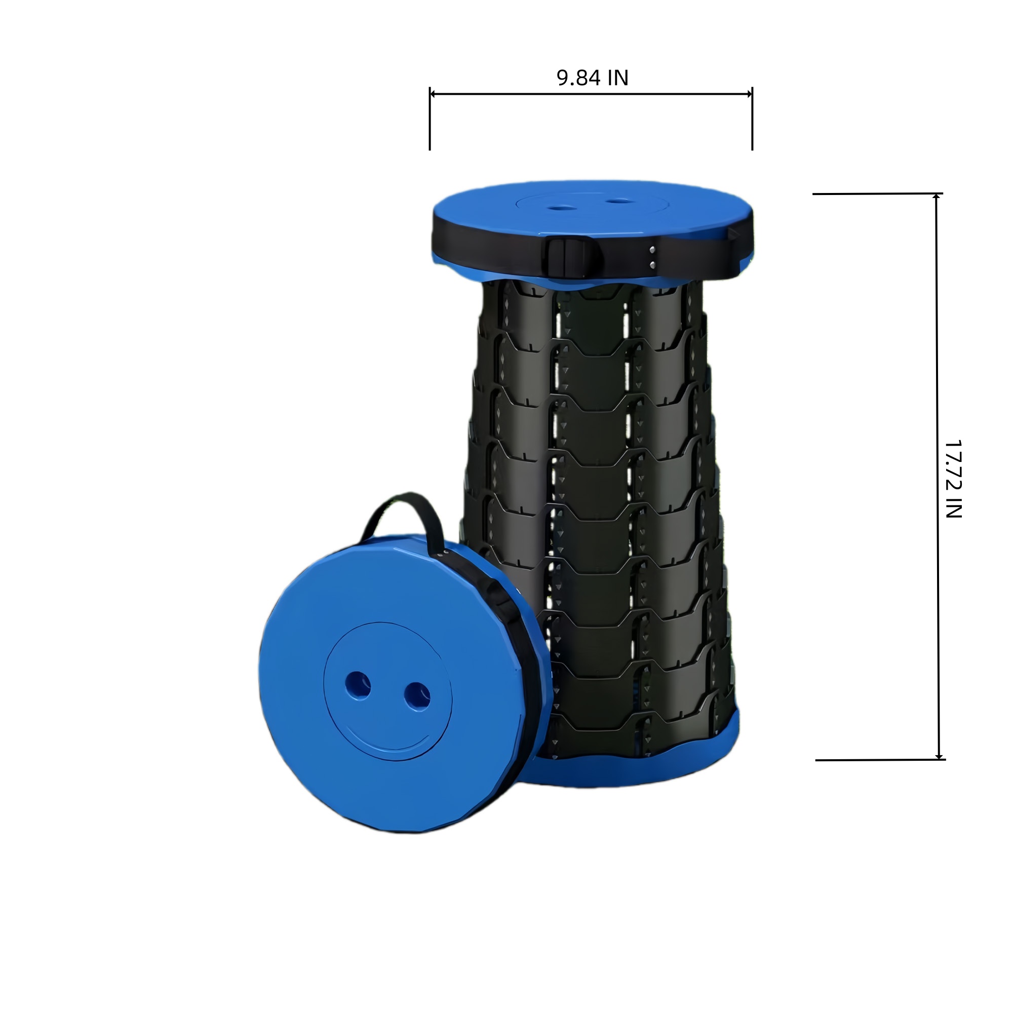 Portable Load Bearing PP Telescoping Stool 4