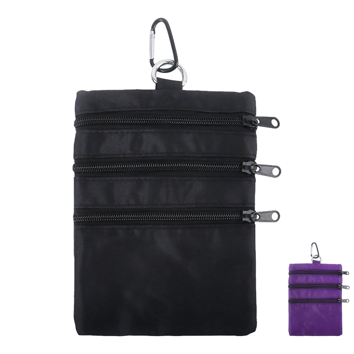 Waterproof Oxford Golf Accessories Pouch w/ Carabiner 5