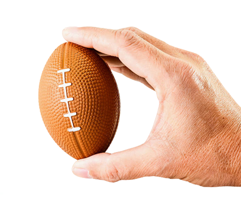 Rugby Shaped Stress Reliever Ball 4