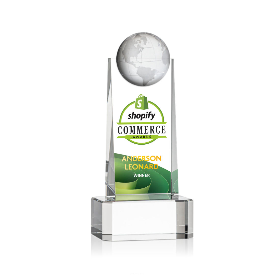 Sherbourne Globe VividPrint™ Award - Clear 7