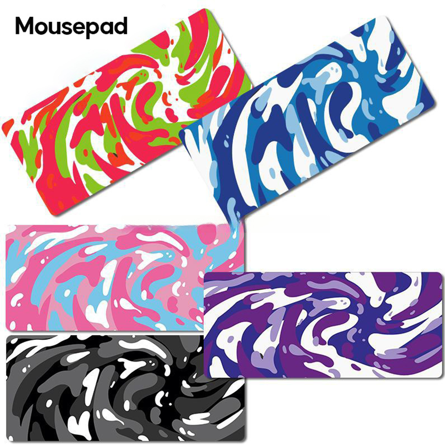 Camouflage Large Office Desk Gamer Keyboard Mat Mouse Pad 4