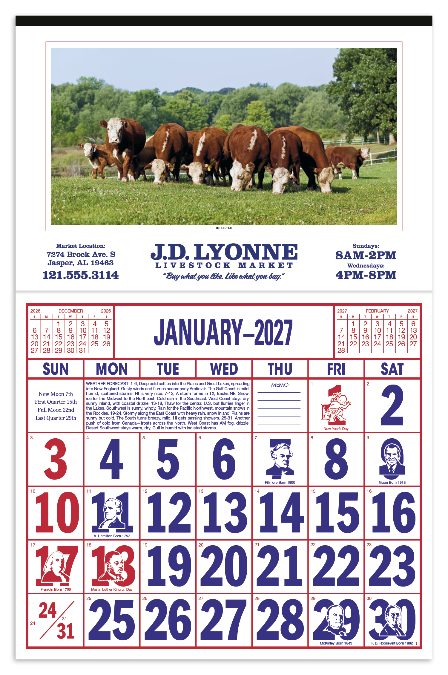 Skinner & Kennedy® Large Everyday Farm Memo 77