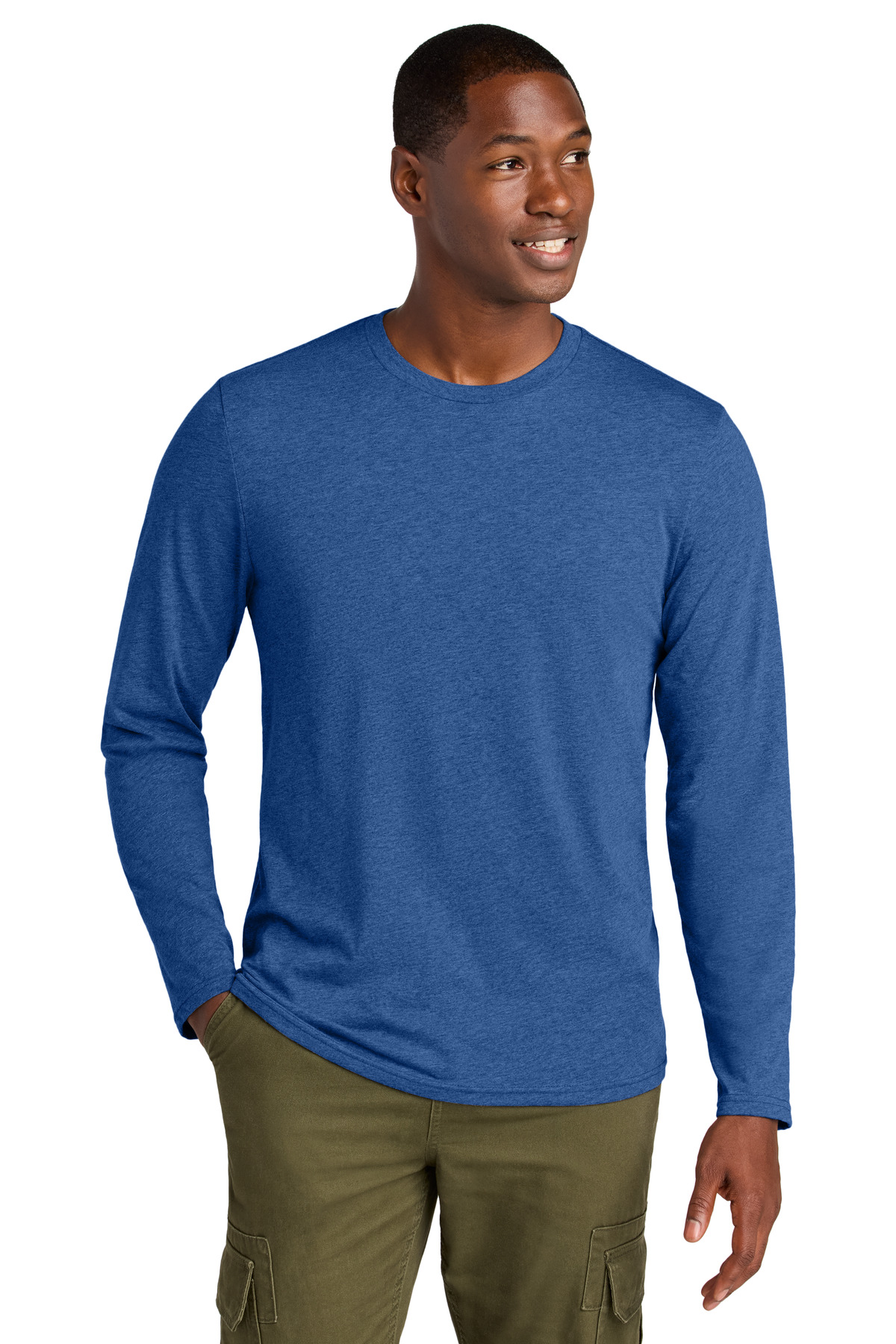 District Perfect Weight CVC Long Sleeve Tee DT185 11