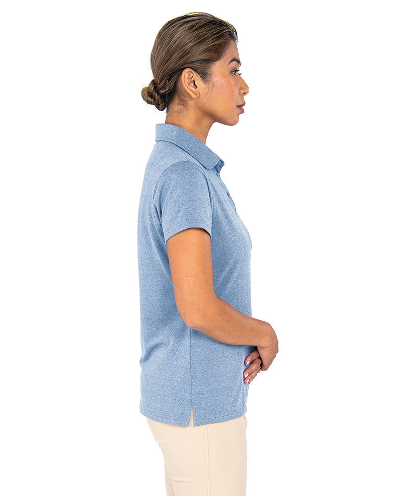 Women's Heathered Eco-Logic Stretch Polo 52