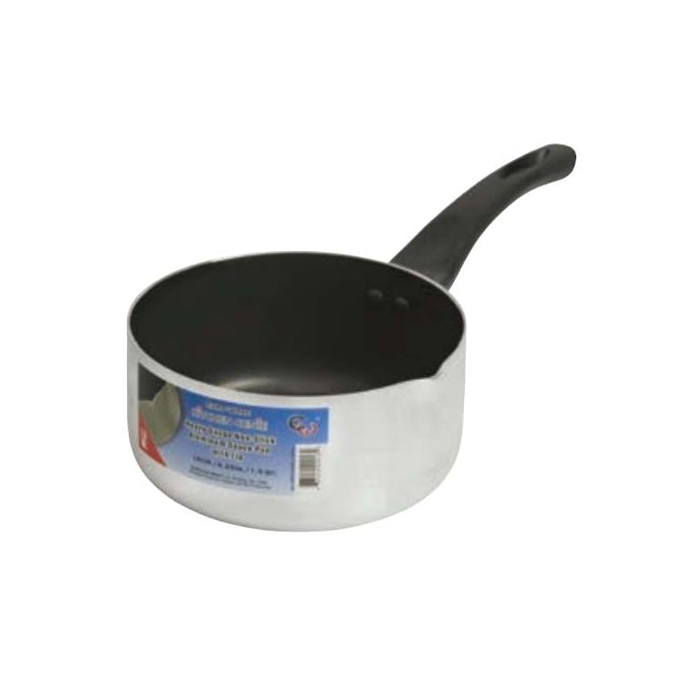 Aluminum Lip Saucepans - 1 Qt Silver 2