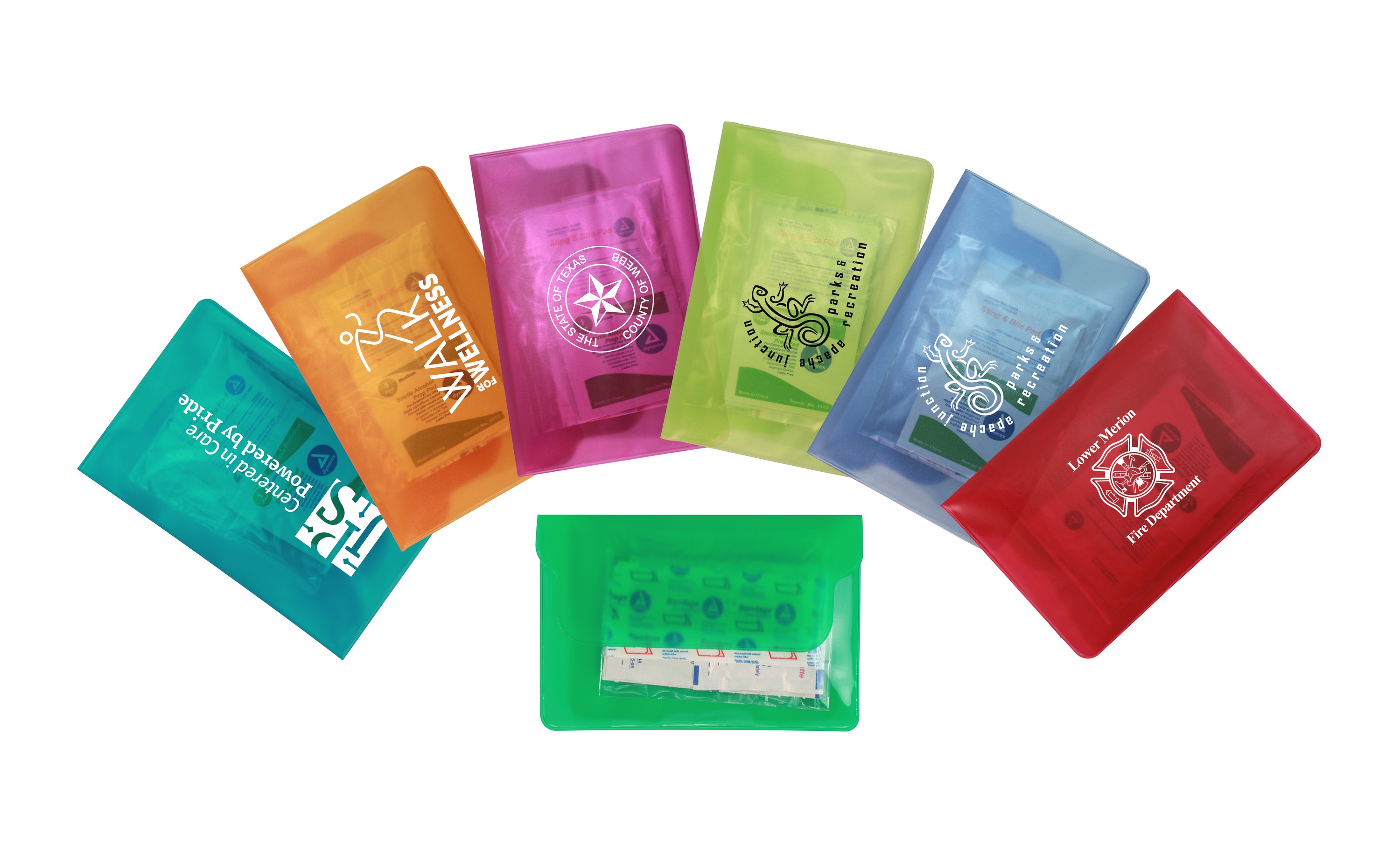 First Aid Purse in Translucent Vinyl Colors 6