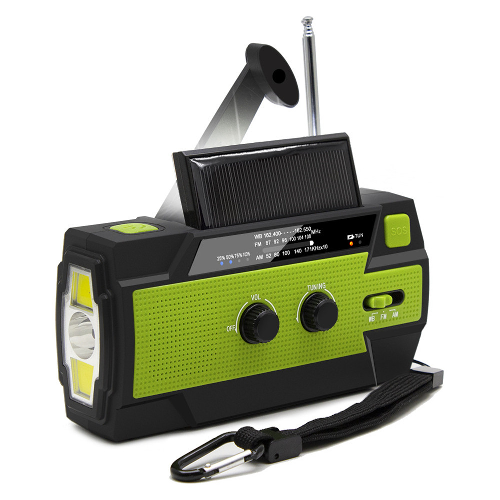 Solar Crank NOAA Weather Survival Radio 2