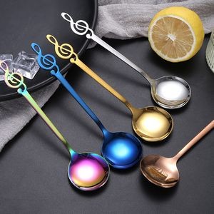 6.85 Inch Music Note Round Spoon 18