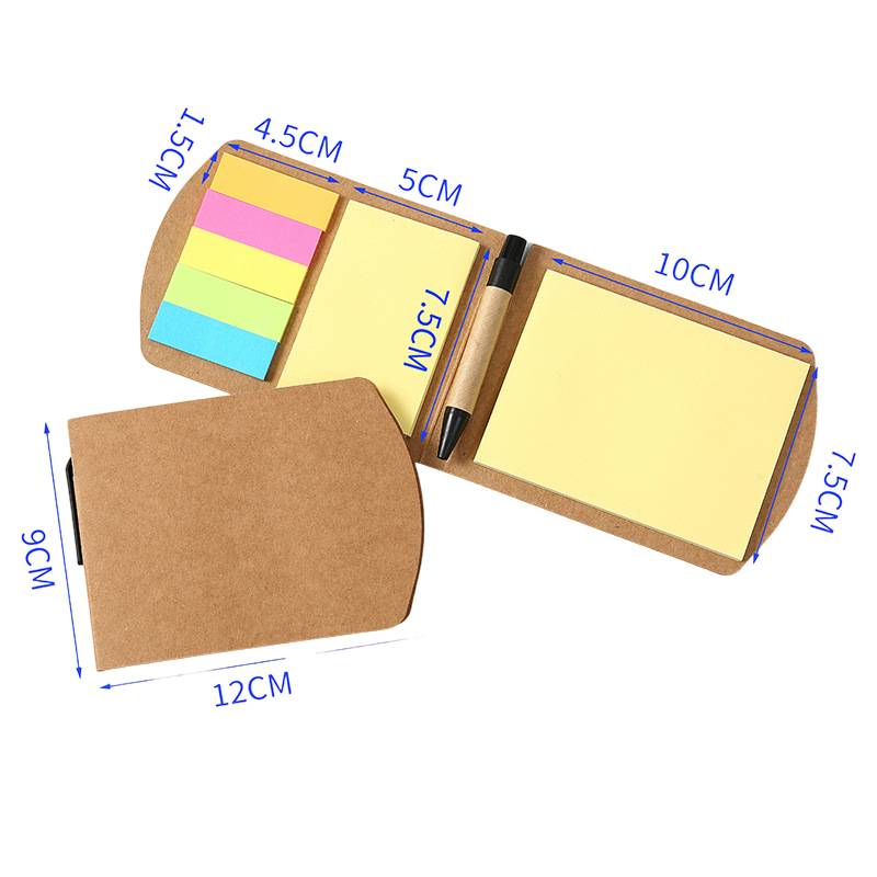 Mini Sticky Note Pad Set W/ Pen 3