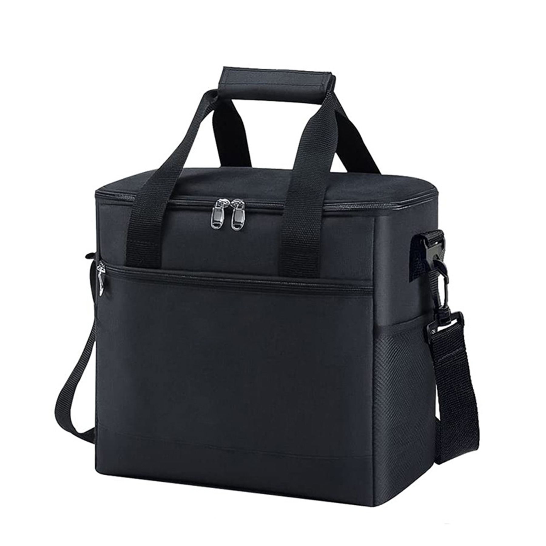 Black Insulated Lunch Bag Box Cooler Cooling Tote 3