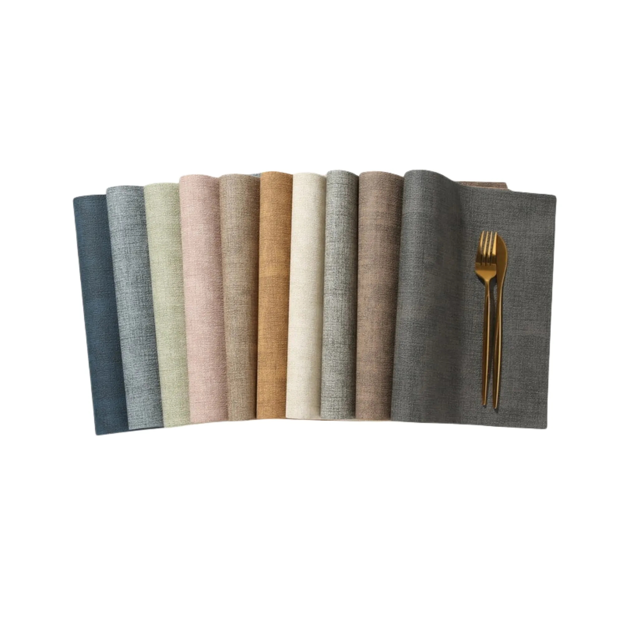 Premium Textured-Leather Placemats 7