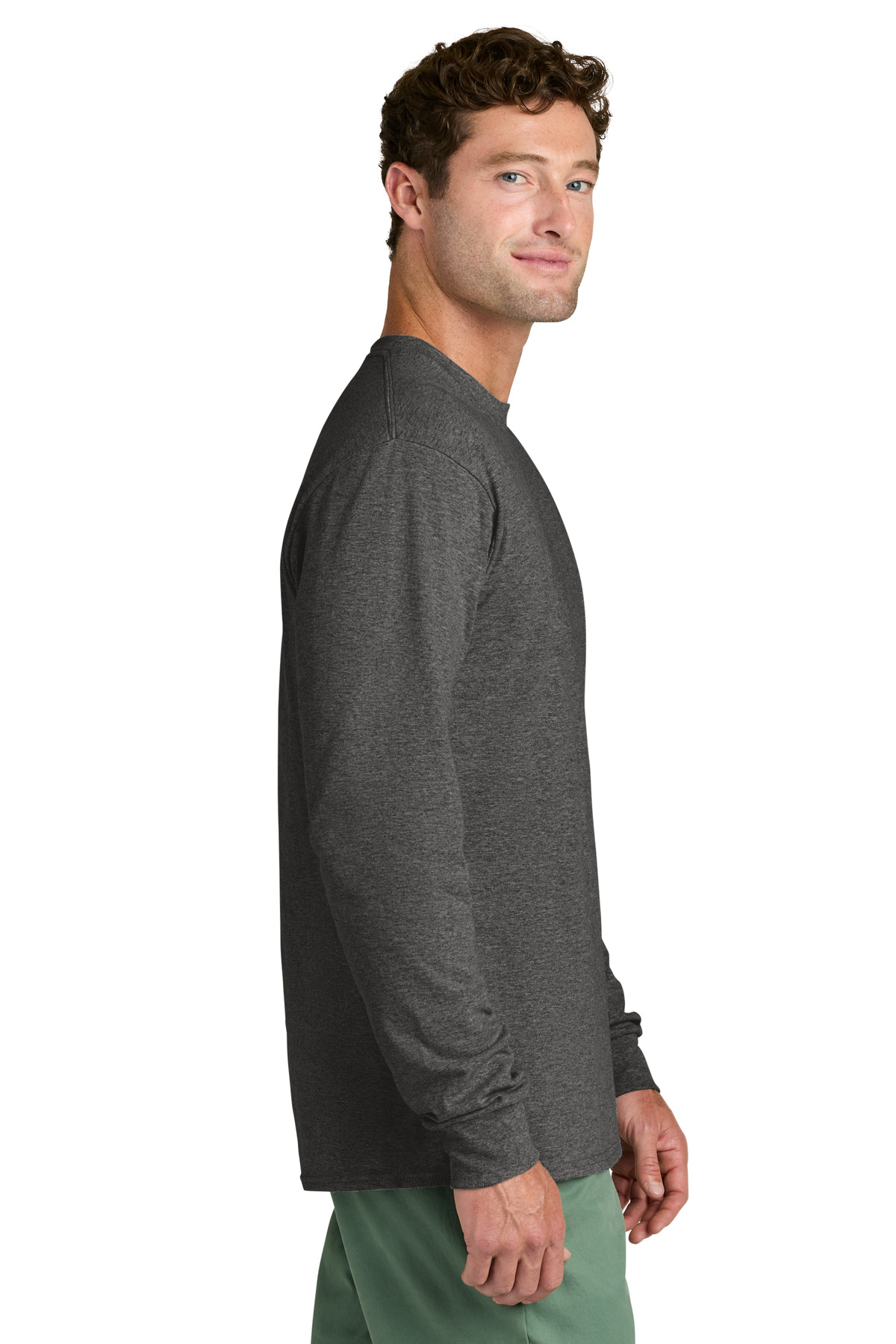 Port & Co Long Sleeve Core Cotton Tee. PC54LS 82