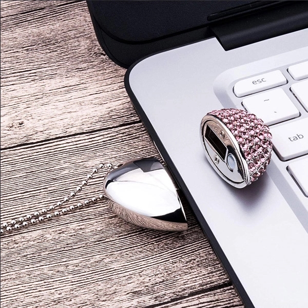 Crystal Heart USB Flash Drive 1