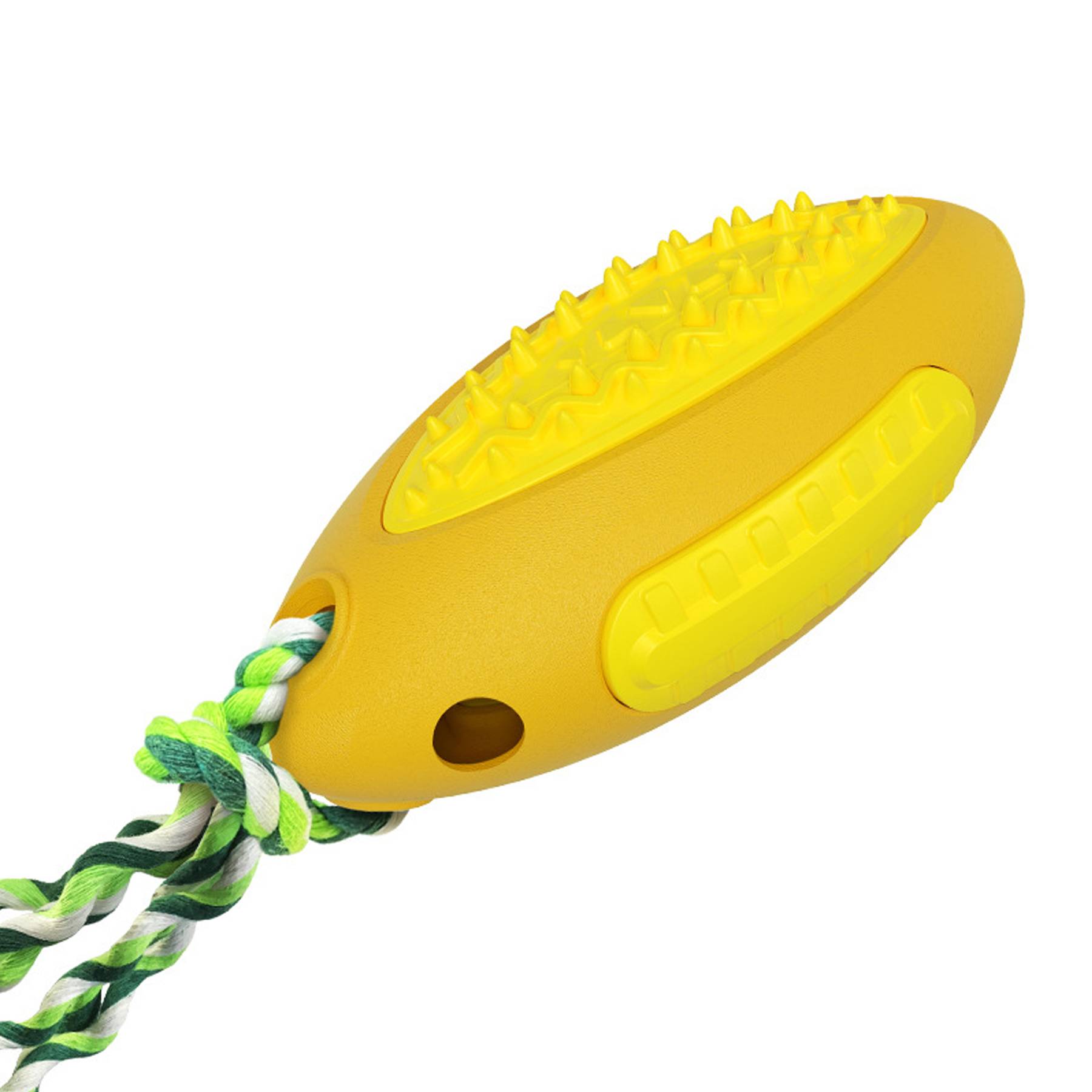 Tpr Puzzle Treat Dog Toys Blue Green Yellow 5