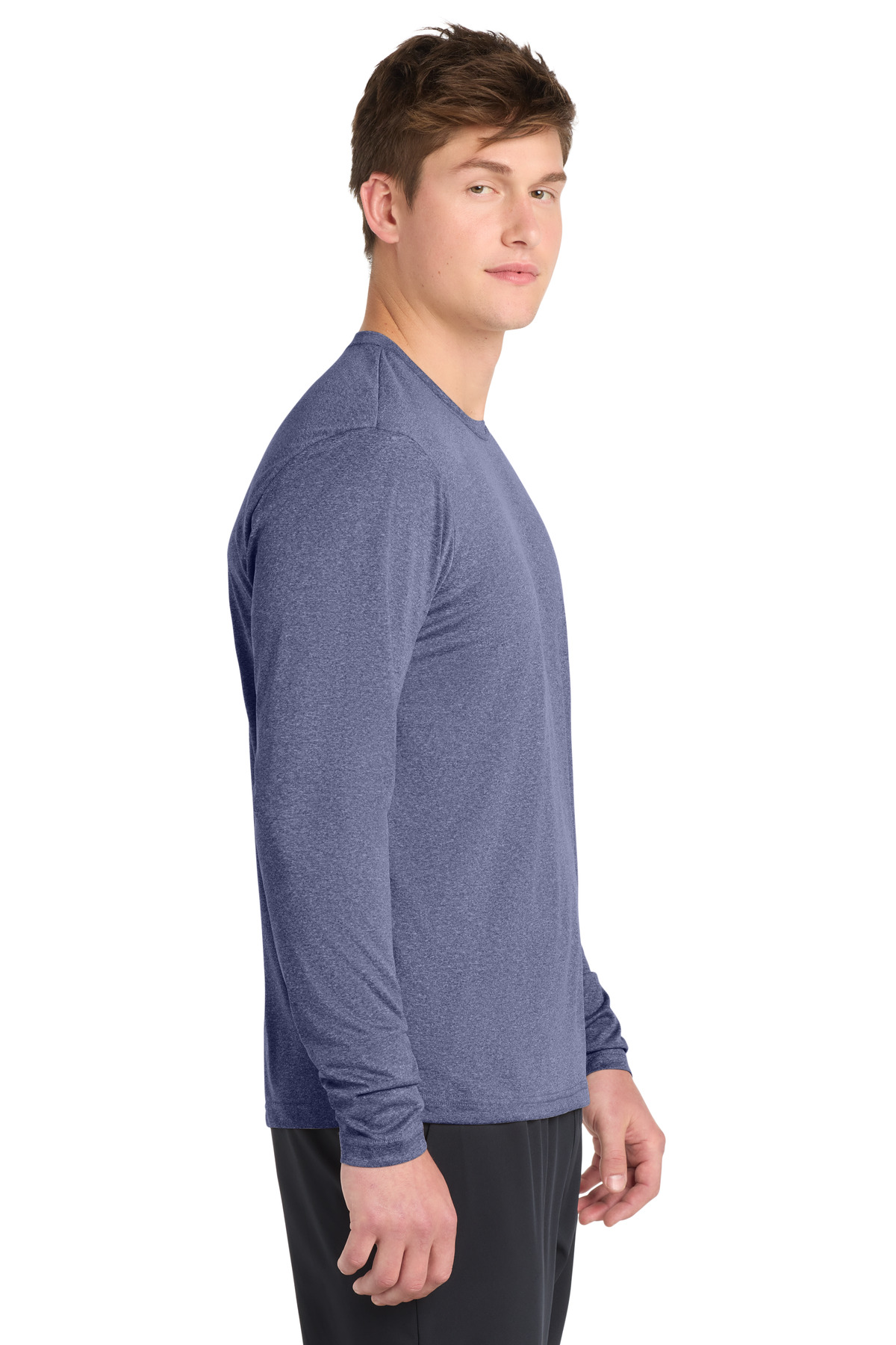Sport-Tek Long Sleeve Heather Contender Tee. ST360LS 6