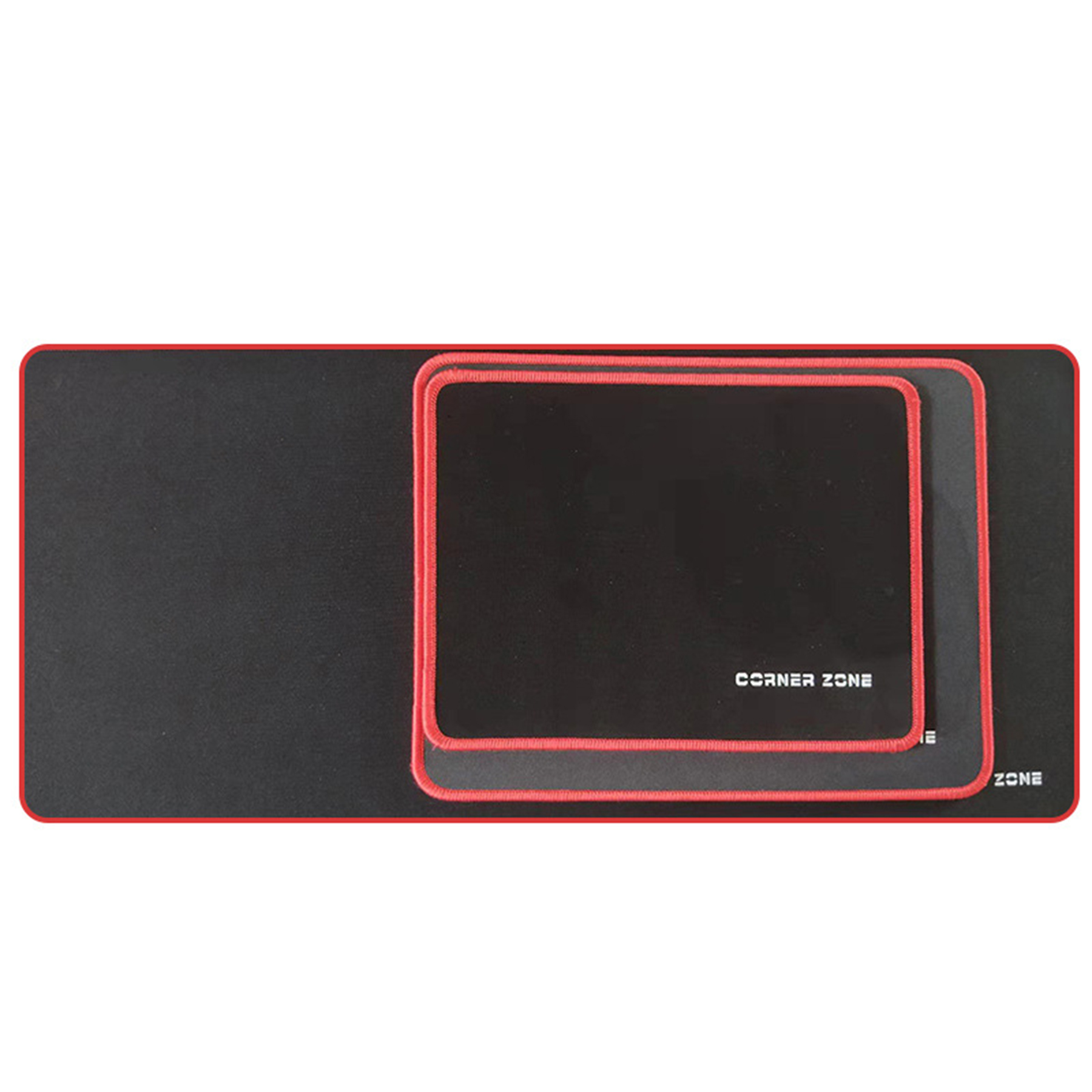 Soft Polyester Large Black Gaming Mouse Pad 3