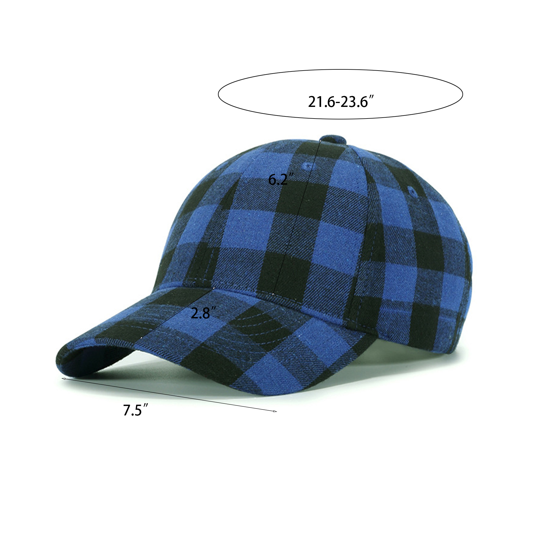 Plaid Baseball Caps 3