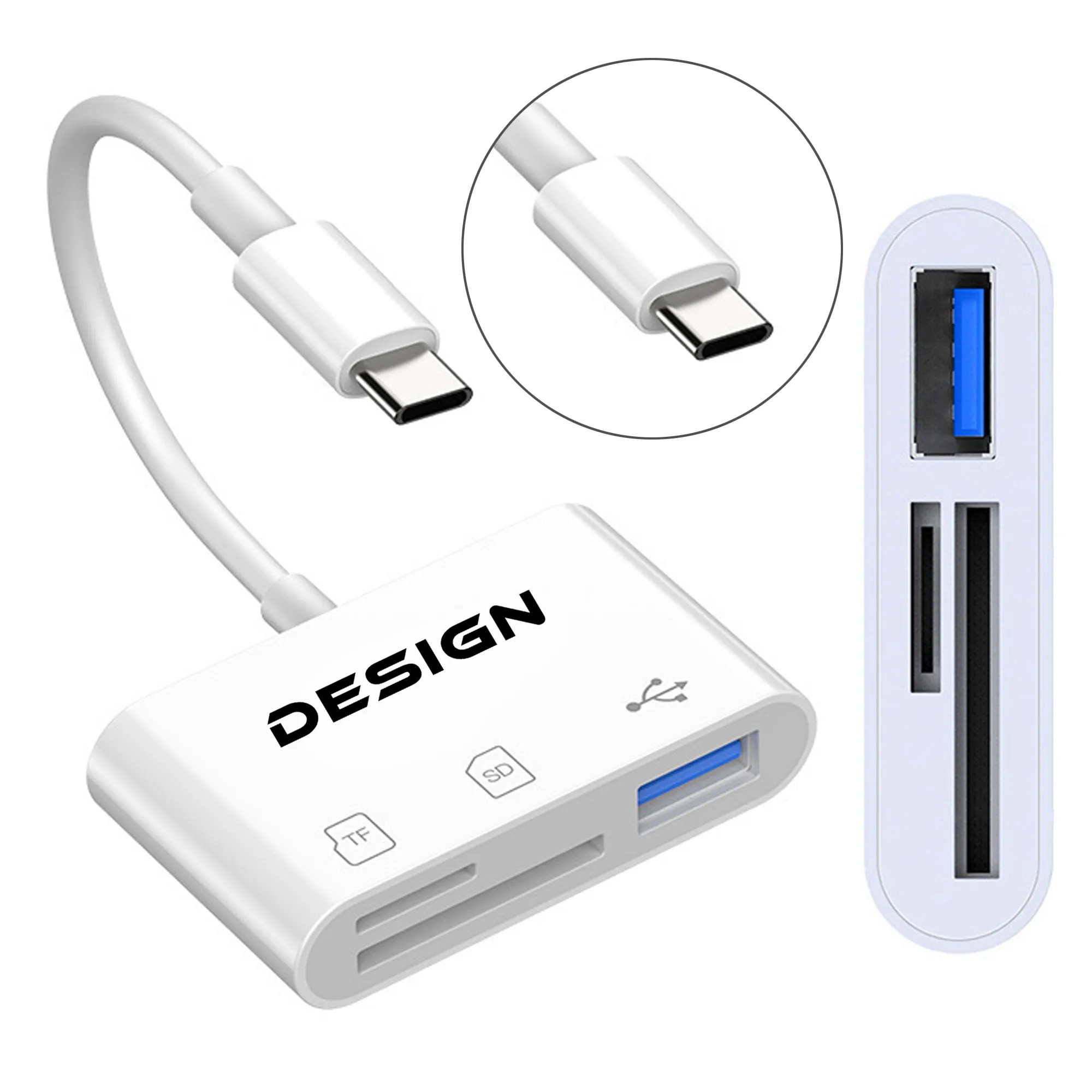 3 in1 USB C to SD Card Reader for phone and Laptop 3