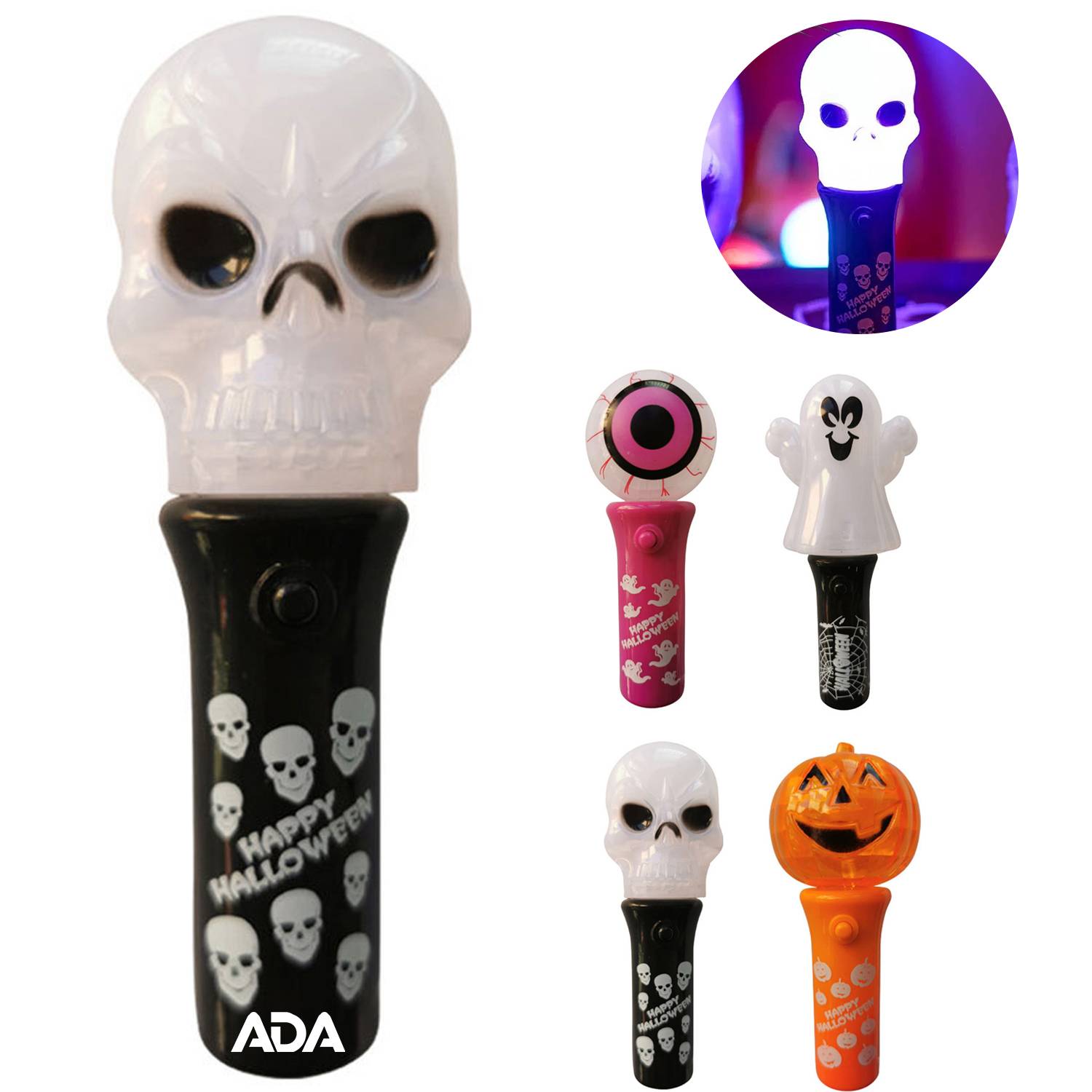Kids Halloween LED Flashing Stick Toys 5
