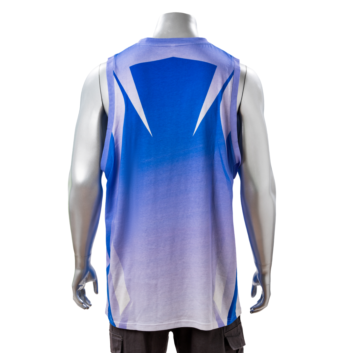 100% Cotton Full Color Reactive Digital Print Men's Tank Top - 5.3 oz 2