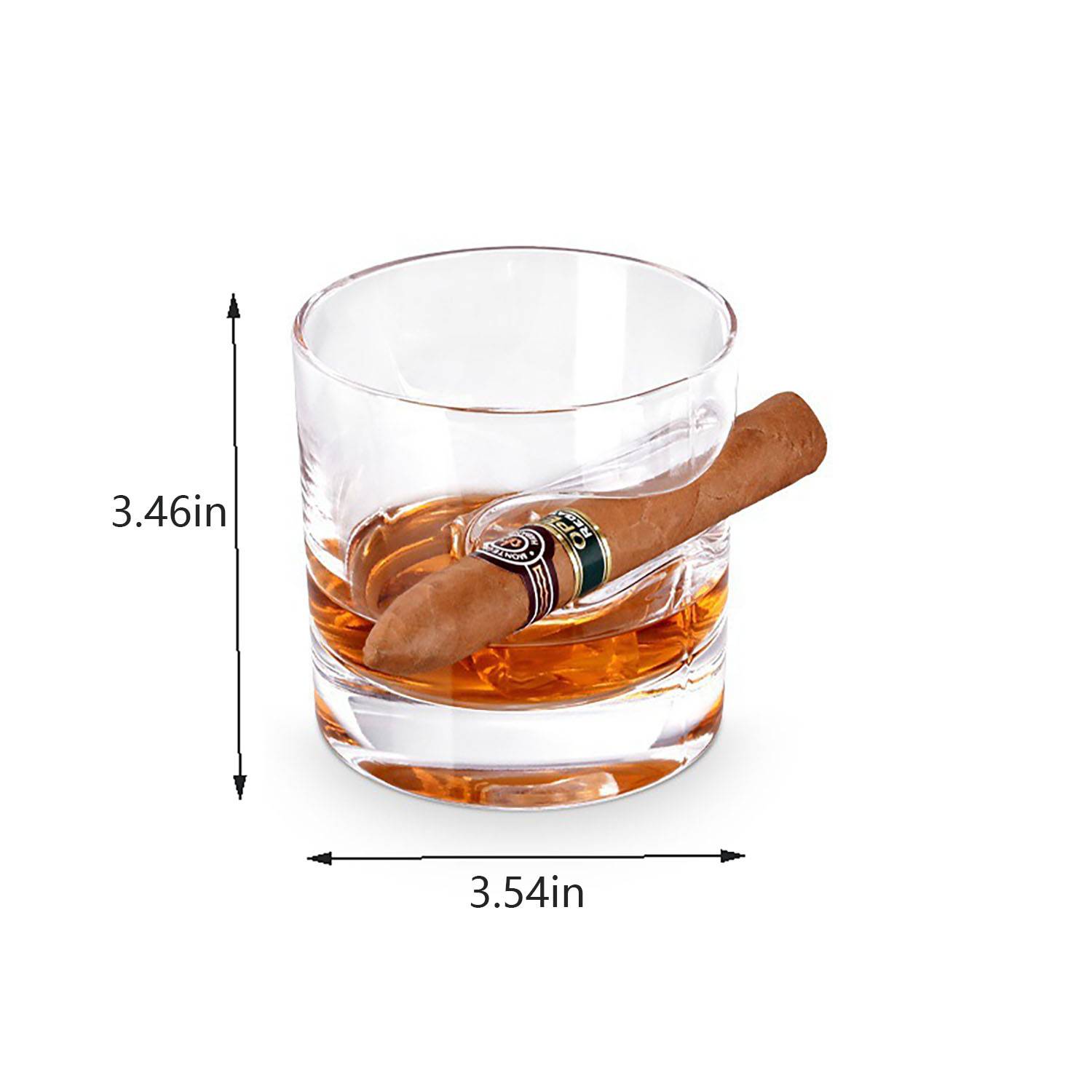 12 oz Cigar Whiskey Glass 4