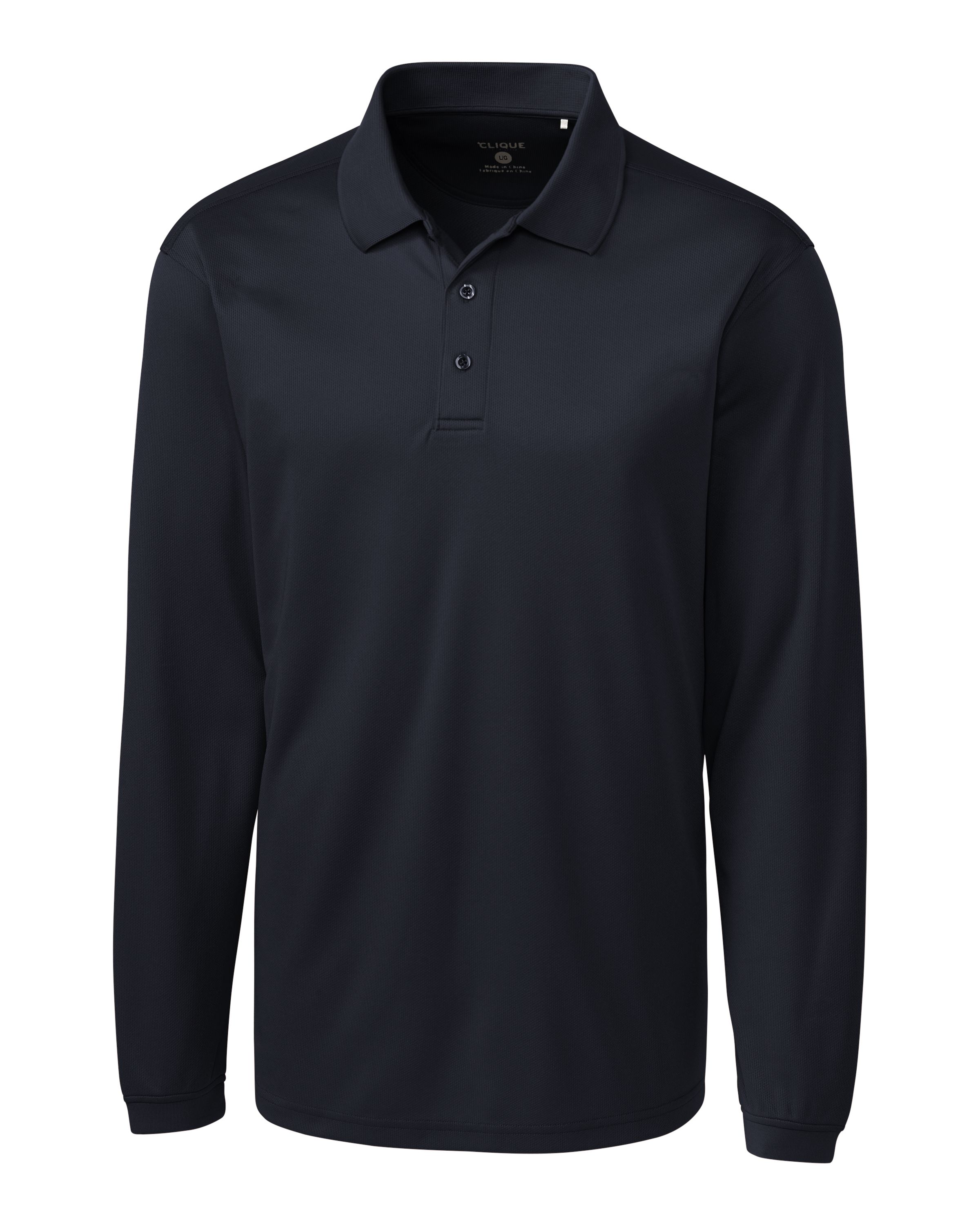 Clique Ice Pique Tech Mens Long Sleeve Polo 36