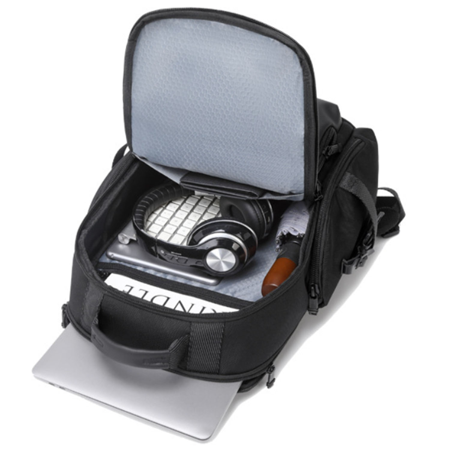 Nylon versatile and stylish business laptop backpack 3